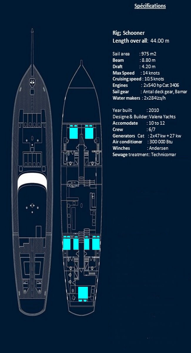 Custom Schooner 44m Layout 1