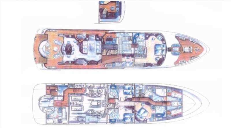 Moonen 34m Yacht Layout 1