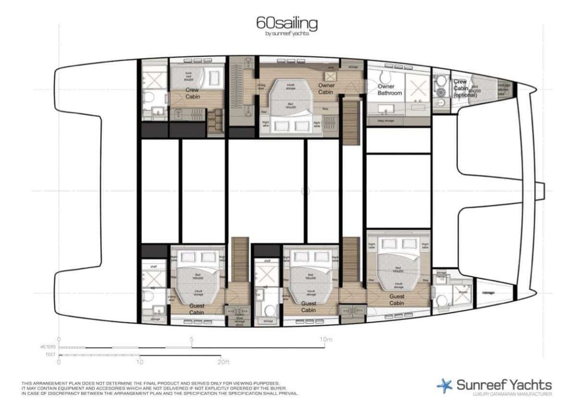 Sunreef-yachts Sail Eco Layout 1