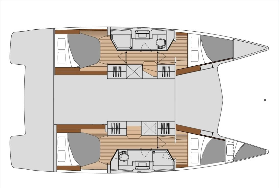 Fountaine-pajot Isla 40 Layout 1