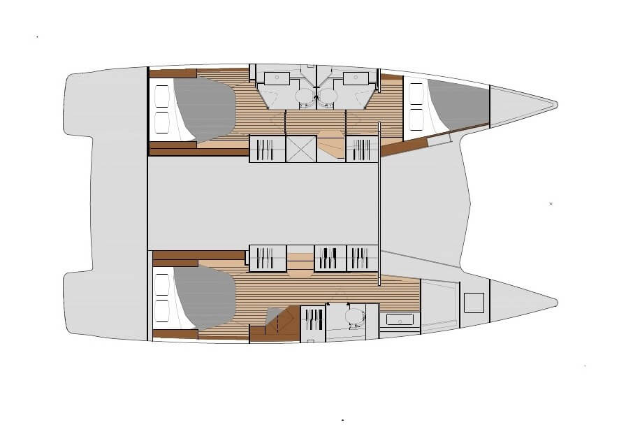 Fountaine-pajot Isla 40 Layout 1