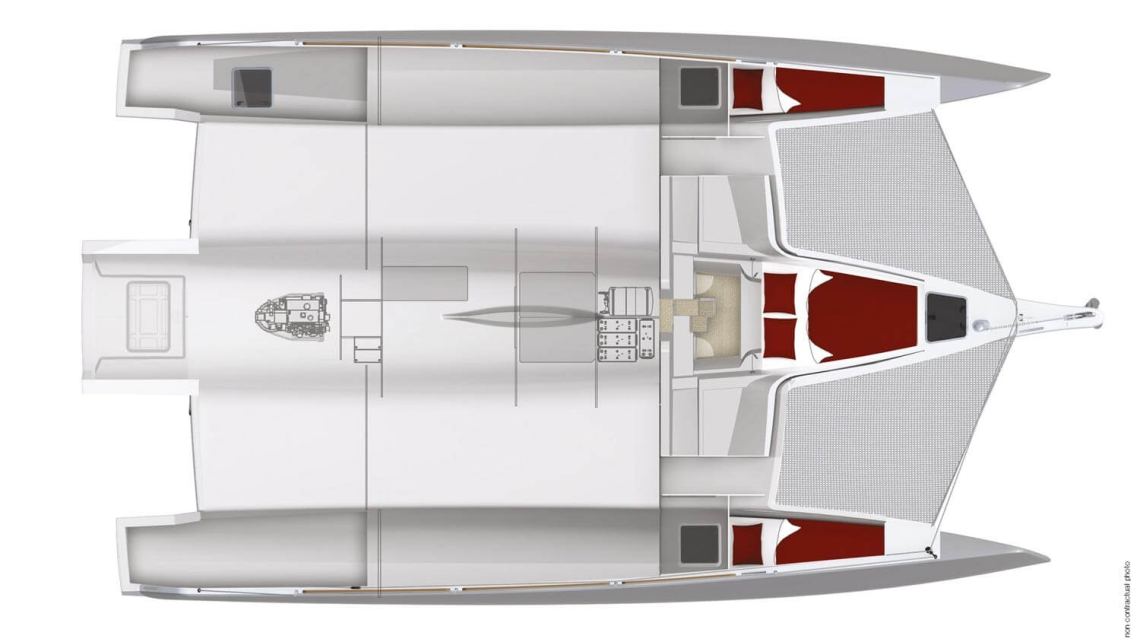Neel-trimarans Neel 43 Layout 2