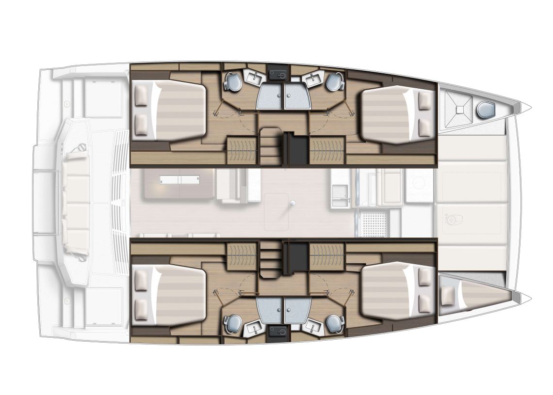 Catana-catamaran Bali 44 Layout 1