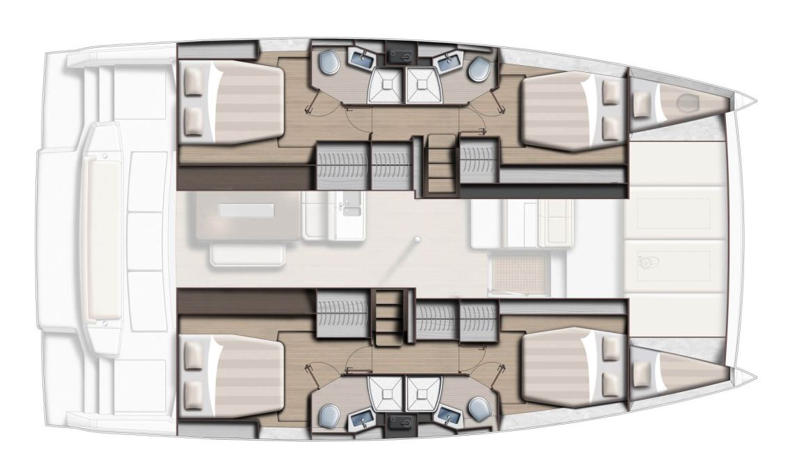 Catana-catamaran Bali 46 Layout 1