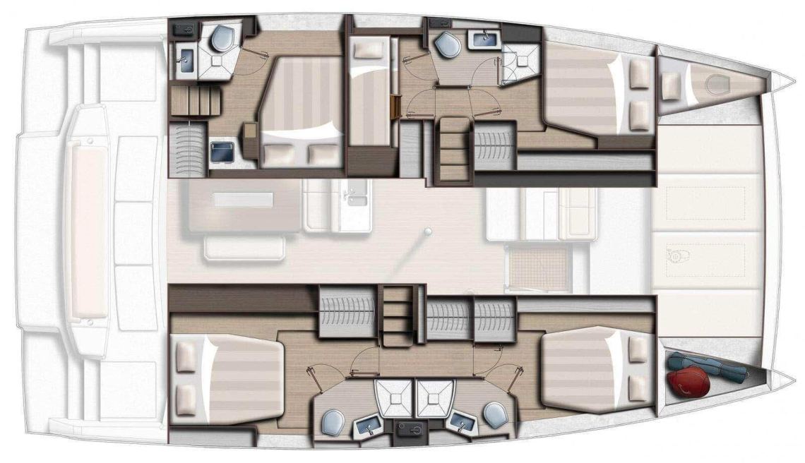 Catana-catamaran Bali 46 Layout 1