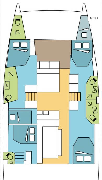 Catana-catamaran Bali 46 Layout 1