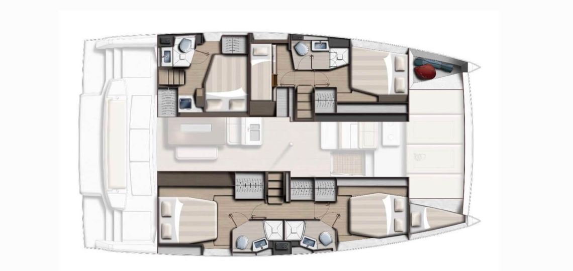 Catana-catamaran Bali 46 Layout 1