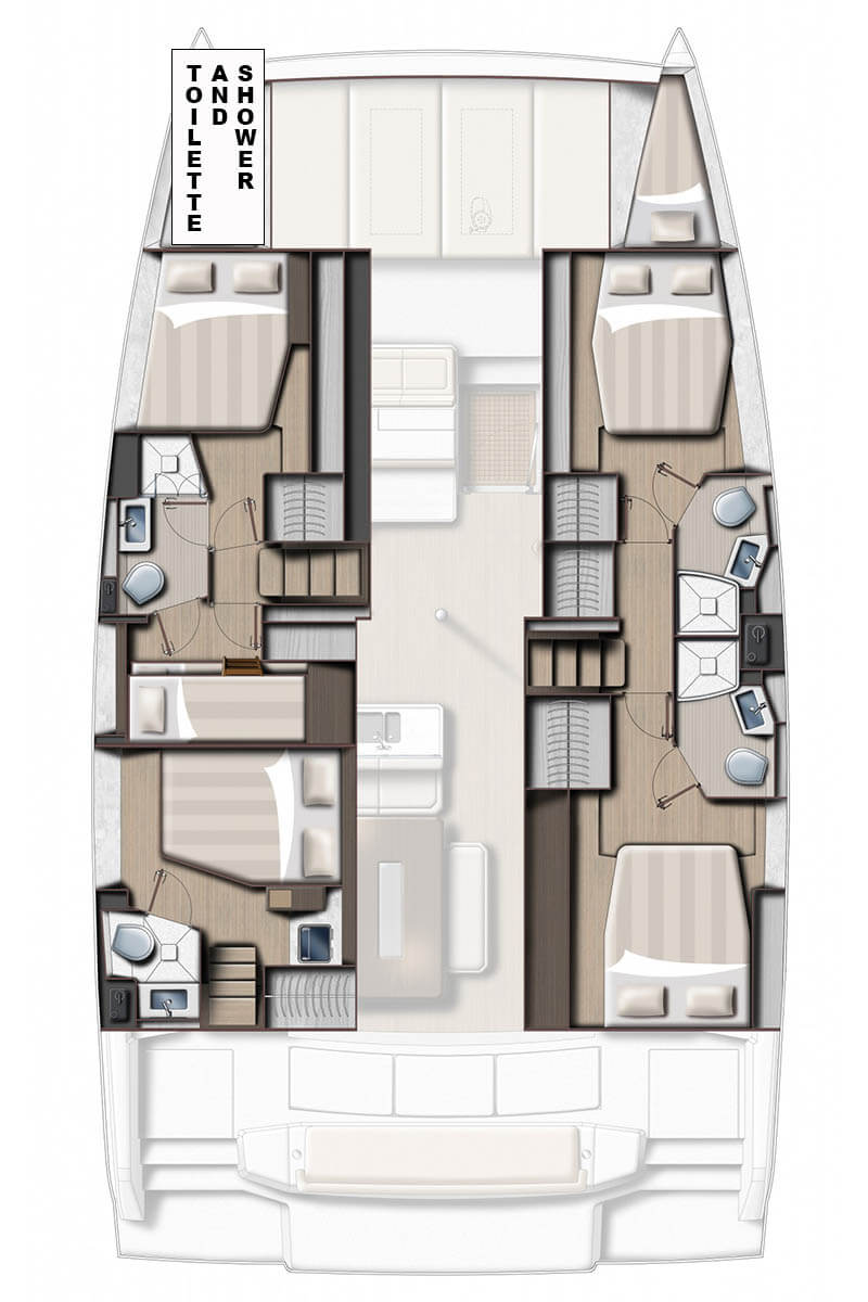 Catana-catamaran Bali 46 Layout 1