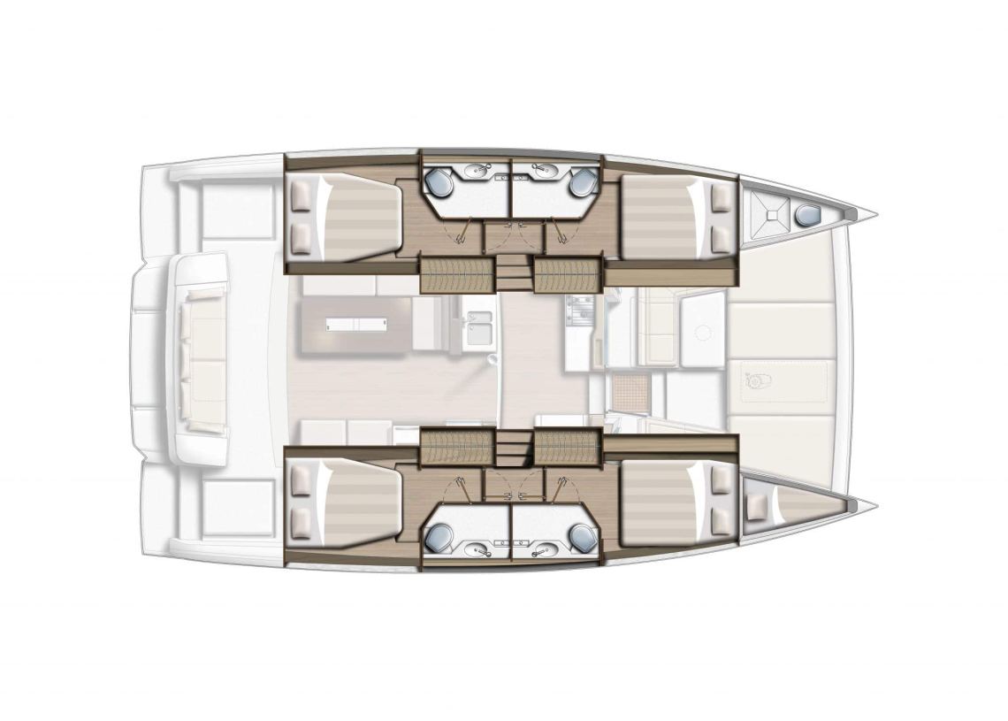 Catana-catamaran Bali 42 Layout 1