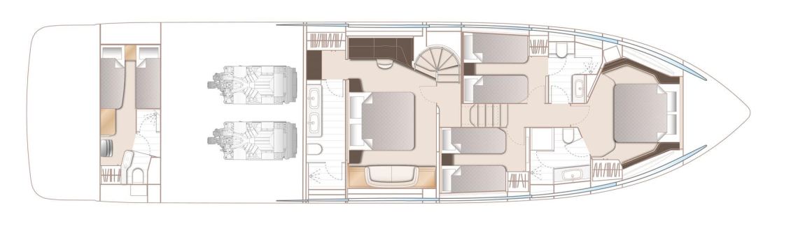 Princess-yachts Y 72 Layout 1