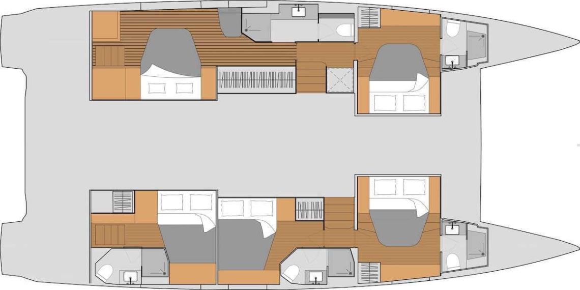 Fountaine-pajot Aura 51 Layout 1
