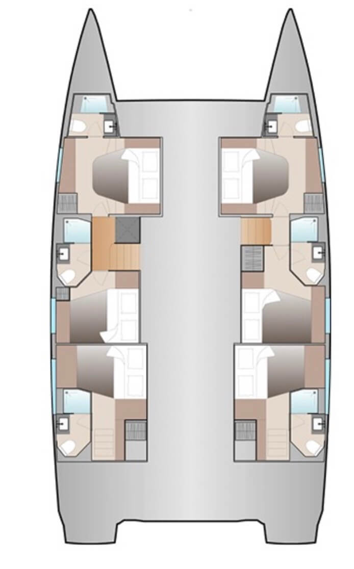 Fountaine-pajot Aura 51 Layout 1