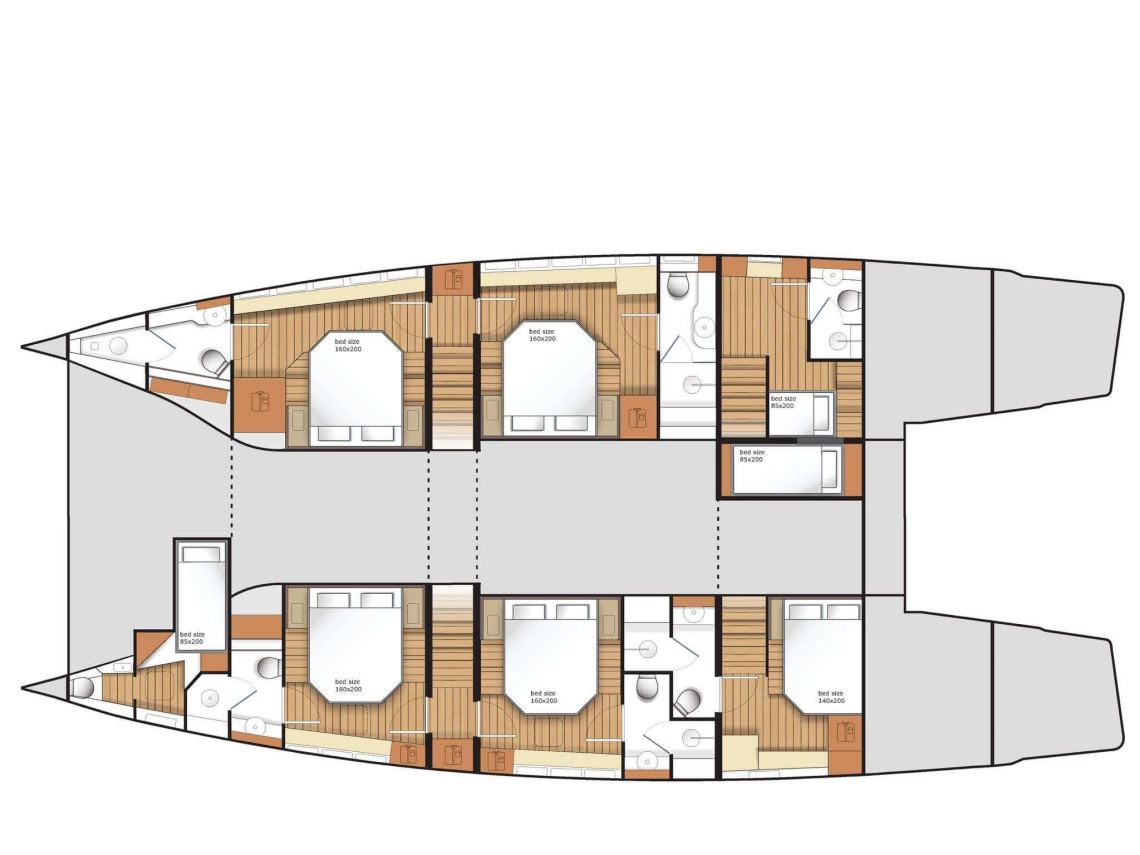 Moonyachts Catamaran 6ty Layout 1