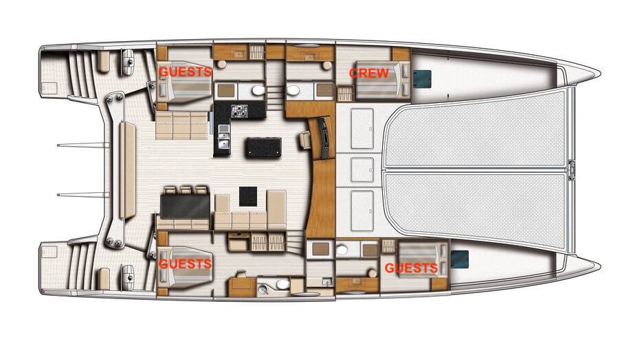 Catana-catamaran Catana 70 Layout 1