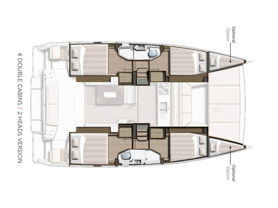Catana-catamaran Bali Catsmart Layout 1