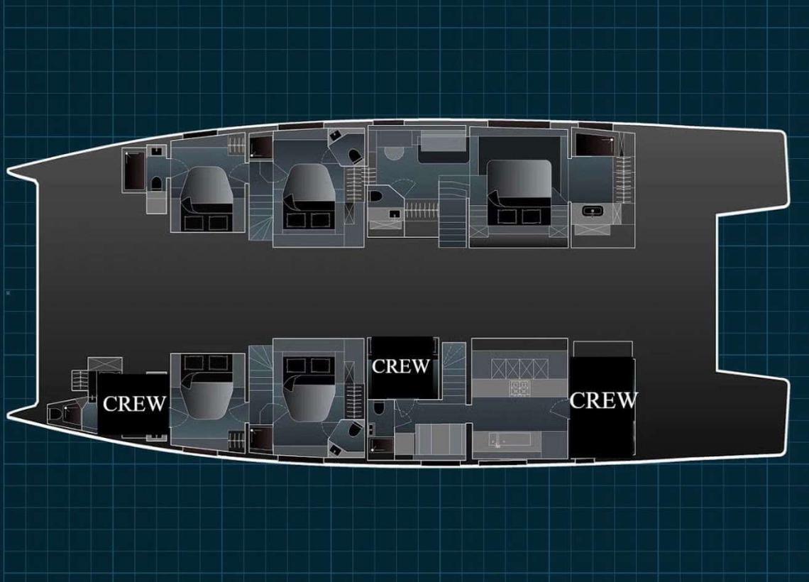 Fountaine-pajot Thira 80 Layout 1
