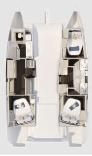 Fountaine-pajot Catamaran 41 Layout 1