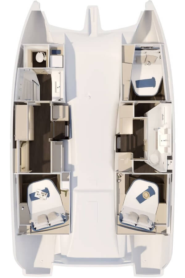 Fountaine-pajot Fp 41 Layout 1
