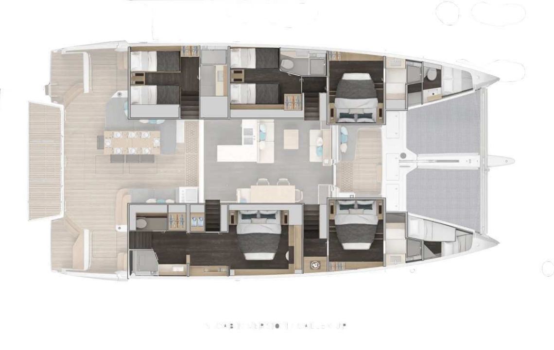 Lagoon-catamaran Lagoon 60 Layout 1