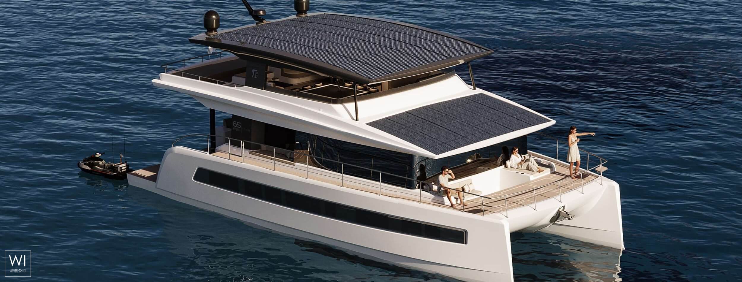 Star Island  VisionF  Hybrid Power Catamaran  65  Exterior 1