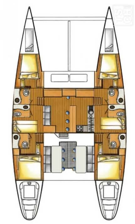 Lagoon-catamaran Lagoon 570 Layout 1