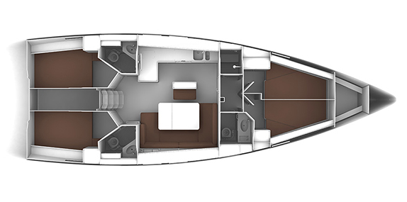 Bavaria-yachts Bavaria 46 Layout 1