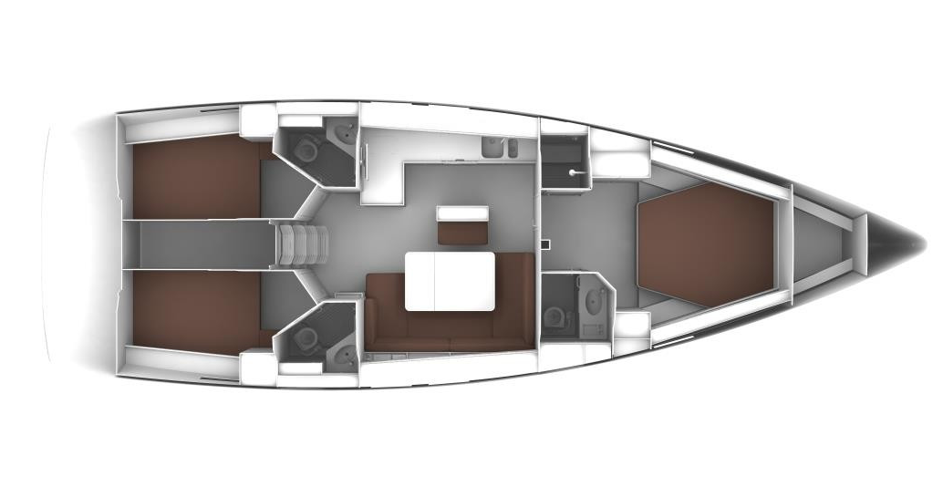 Bavaria-yachts Bavaria 46 Layout 2