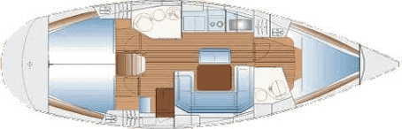 Bavaria-yachts Bavaria 40 Layout 1