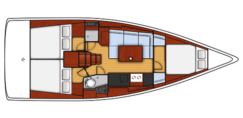 Beneteau Oceanis 38 Layout 1