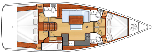 Beneteau Oceanis 48 Layout 1