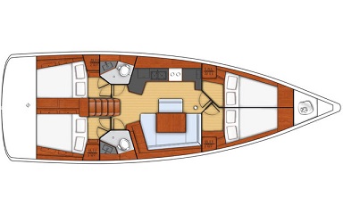 Beneteau Oceanis 48 Layout 1