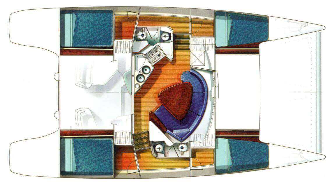 Fountaine-pajot Lavezzi 40 Layout 1
