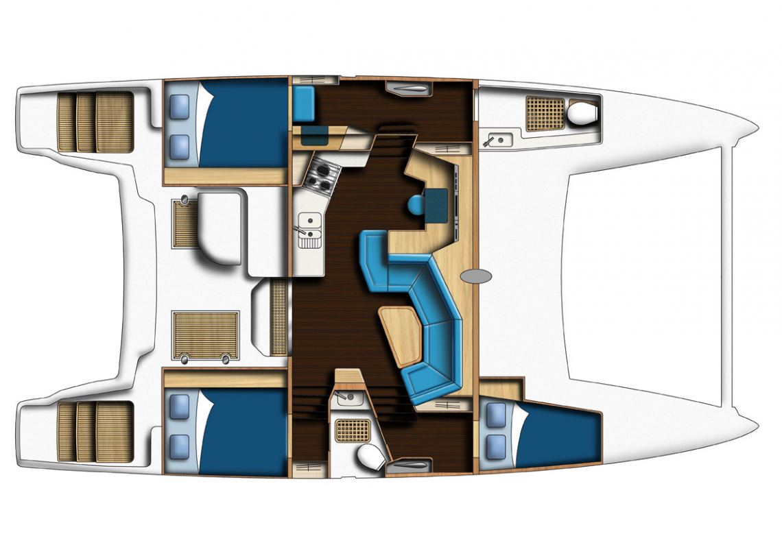 Catana-catamaran Catana 42 Layout 1