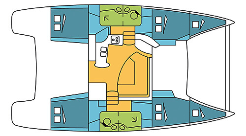 Fountaine-pajot Lipari 41 Layout 1