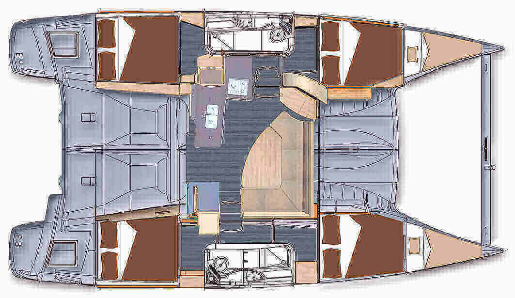 Fountaine-pajot Lipari 41 Layout 1