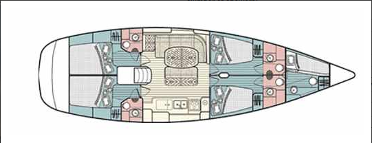 Beneteau Oceanis 50 Layout 1