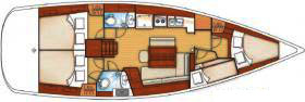 Beneteau Oceanis 43 Layout 1