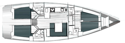 Bavaria-yachts Bavaria 45cruiser Layout 1