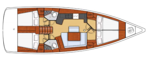 Beneteau Oceanis 45 Layout 1