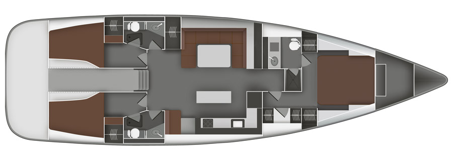 Bavaria-yachts Bavaria 55cruiser Layout 1