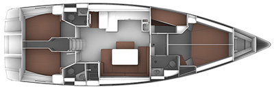 Bavaria-yachts Bavaria 51 Layout 1