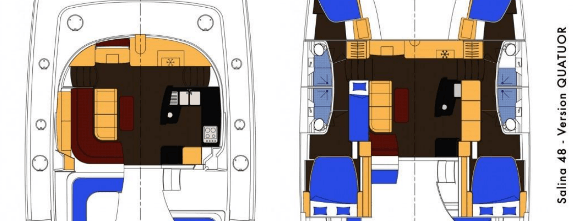 Fountaine-pajot Salina 48 Layout 1