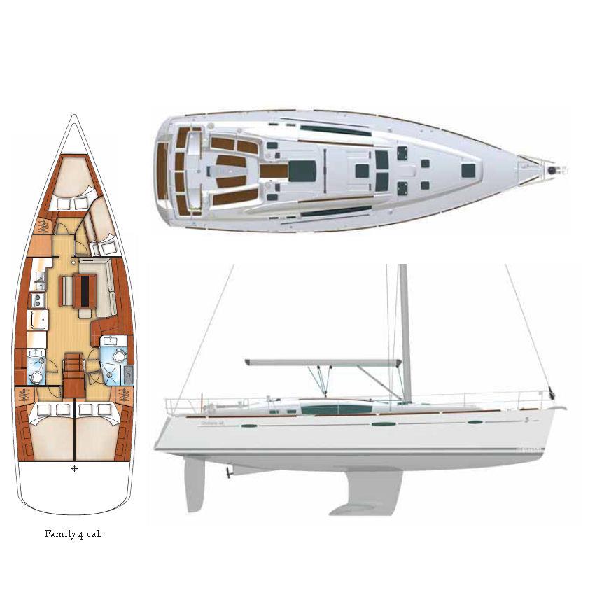 Beneteau Oceanis 46 Layout 1