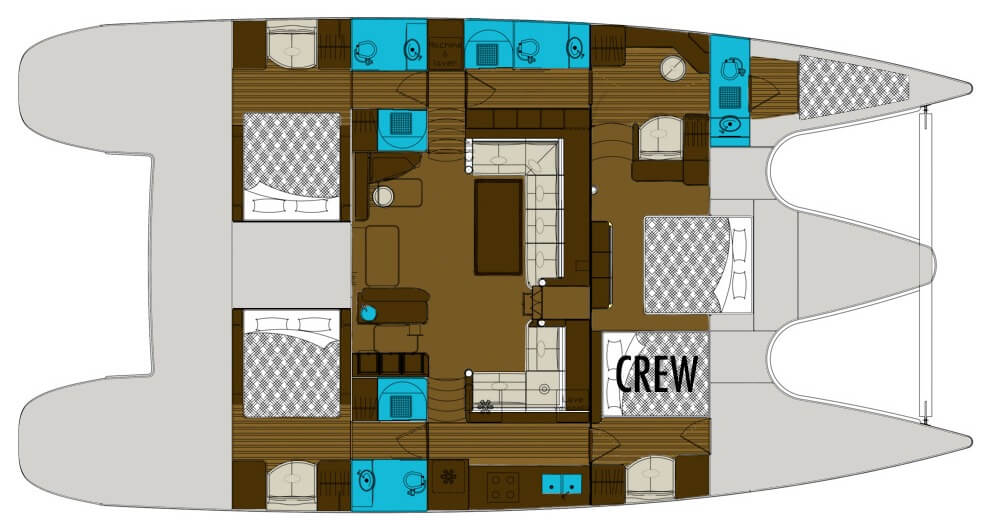 Privilege-catamaran Privilege 615 Layout 1