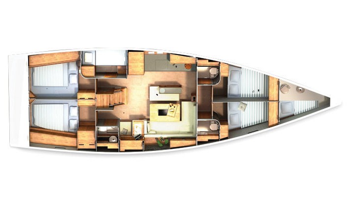 Hanse-yachts Hanse 505 Layout 1