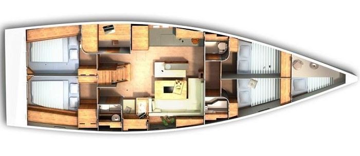 Hanse-yachts Hanse 505 Layout 1