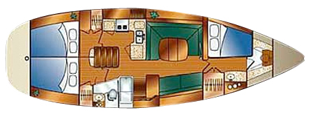 Hunter-yachts Hunter 45 Layout 1