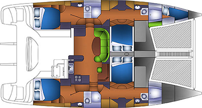 Knysna-catamaran Knysna 480 Layout 1