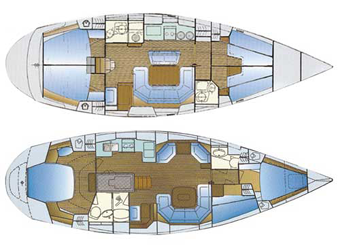 Bavaria-yachts Bavaria 47 Layout 1
