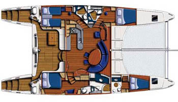 Catana-catamaran Catana 58 Layout 1